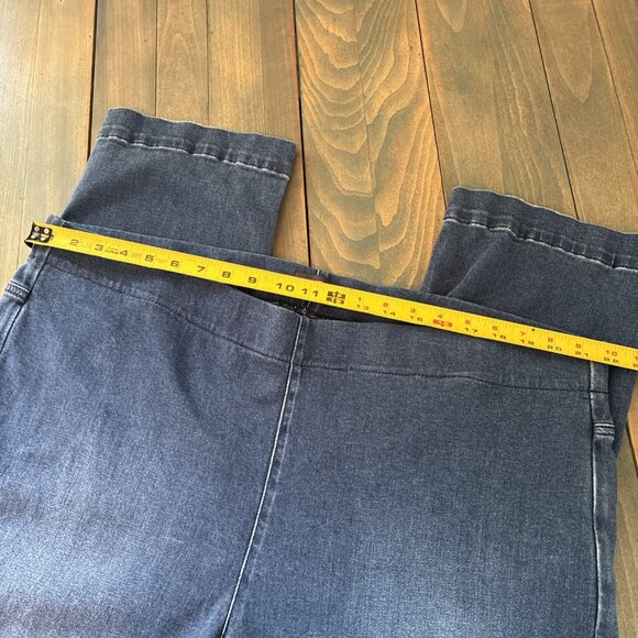 NYDJ Bailey Relaxed Straight Ankle Pull On Jeans Mission Blue Size 2X (Y8) - Picture 3 of 8